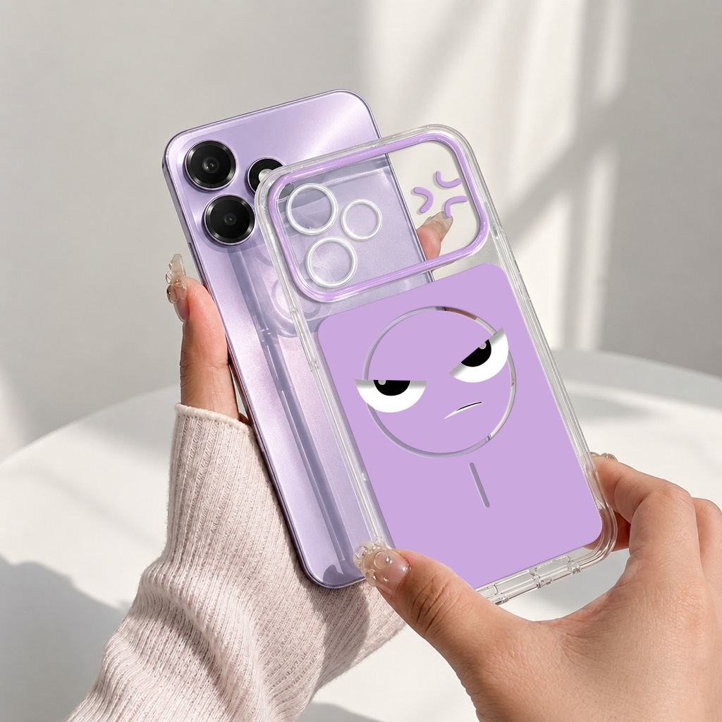 HP ล่าสุด OPPO A6C กรณี 2026 โปร่งใส Softcase ซิลิโคนใส Anti-Yellow เคสโทรศัพท์ HBO-89