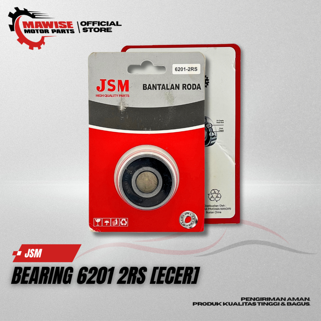 การแบก 6201 2RS JSM [RETAIL]- แบร์ริ่ง LAKER JSM 6201-2RS