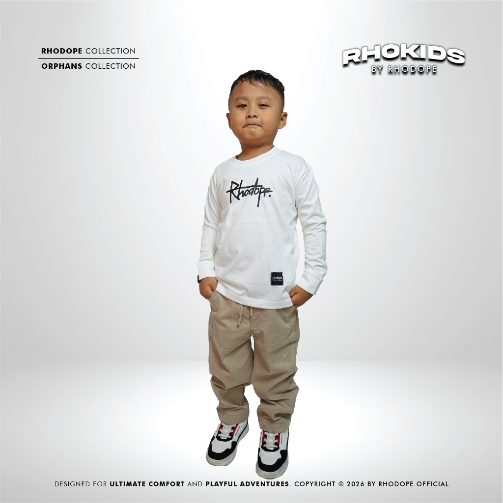 RHOKIDS เสื้อยืดเด็กแขนยาว Orphan