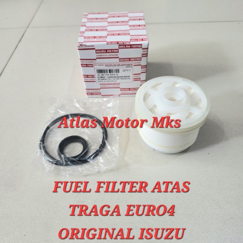[1PC][ORIGINAL TOP E4 EXHAUST] UPPER DIESEL FILTER FUEL FILTER ISUZU TRAGA EURO4 / DMAX / MUX / NMR8