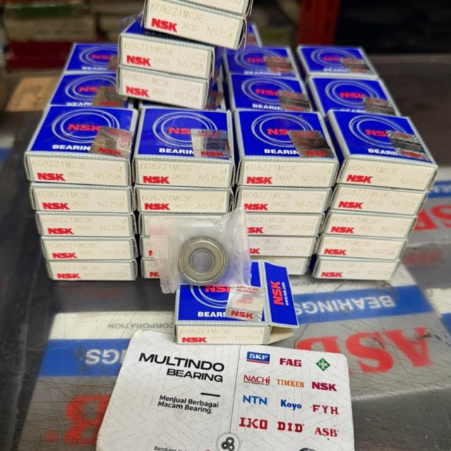 BALL BEARING 608 ZZ C3 8 3, 22, 7 MM NSK ORIGINAL 100%