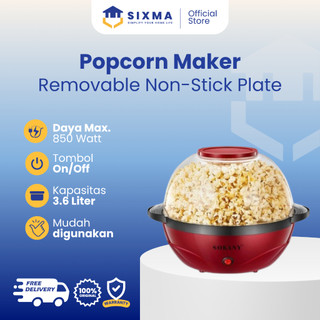 Popcorn Maker Mesin Pembuat Popcorn Low Watt Sixma SK-905