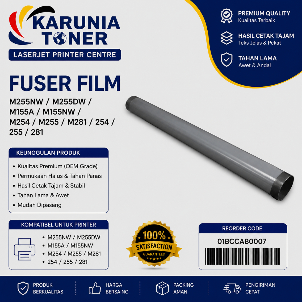FUSER FILM M255NW M255DW M155A M155NW m254 M255 M281 254 255 281