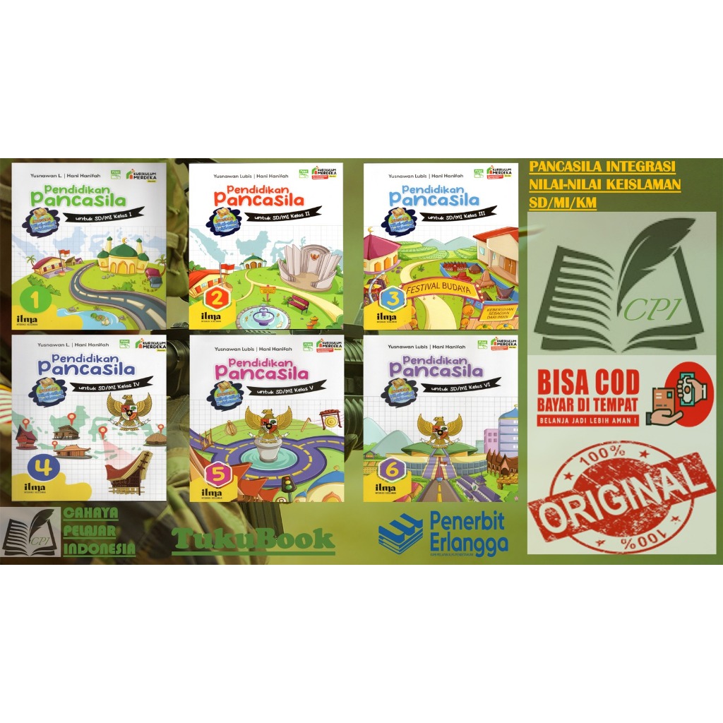 PANCASILA EDUCATION VALUES สําหรับ ELEMENTARY SCHOOL/MI GRADES 1, 2, 3, 4, 5, 6/KM [RALANGGA]