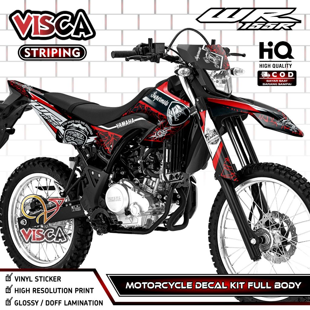รูปลอก WR 155 - WR 155 สติ๊กเกอร์ - WR 155 รูปลอกเต็มตัว - WR 155 Variation Striping - WR 155 Superm