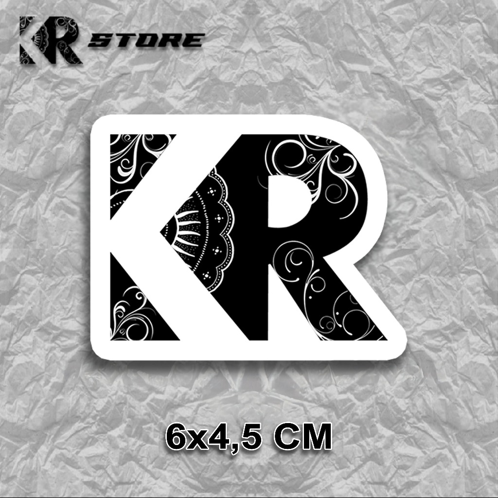 สติ๊กเกอร์โลโก้ KR ดั้งเดิม | สติ๊กเกอร์ KR STORE PEKANBARU