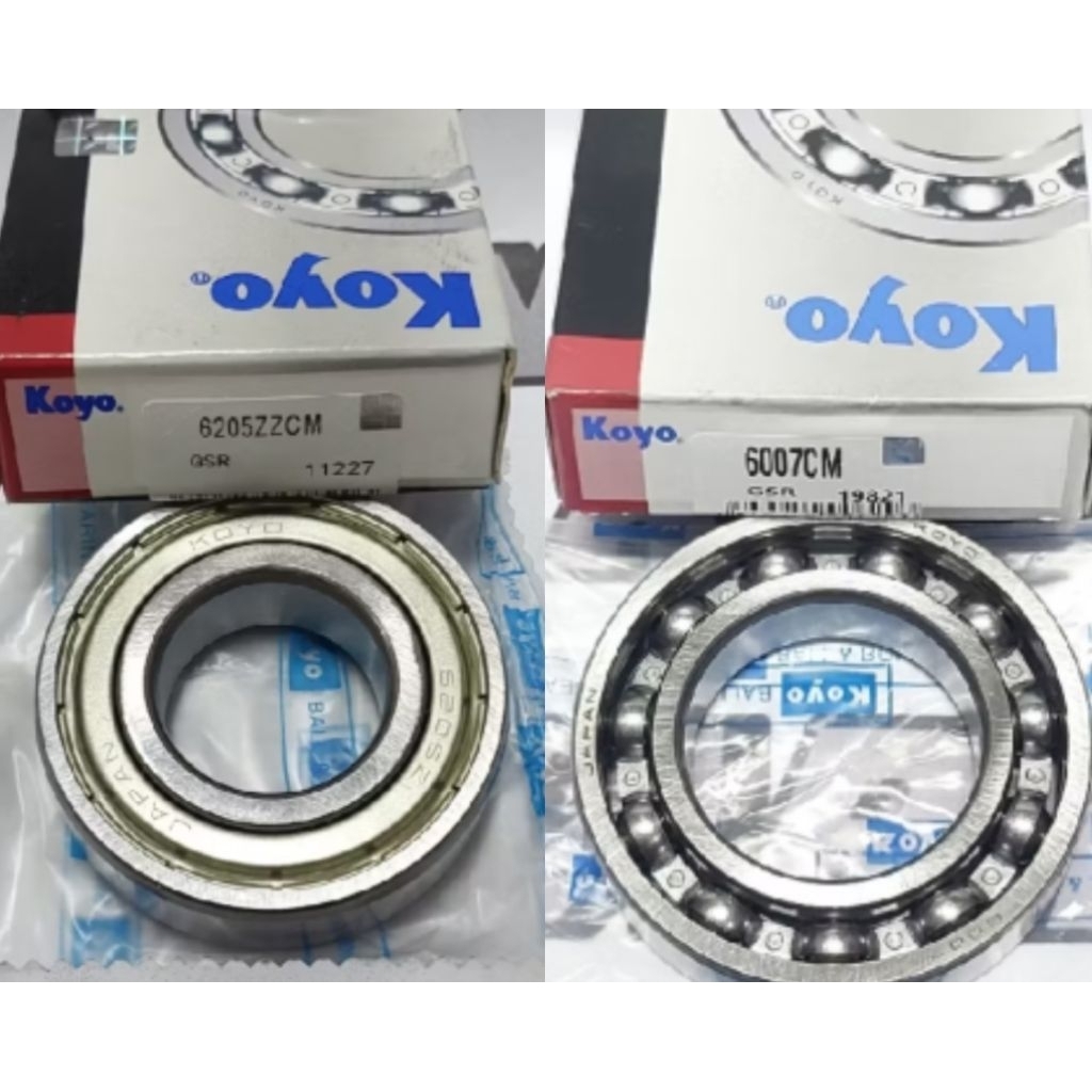 แบริ่ง laher Kruk As 6205zz + 6007 ซม.KOYO ญี่ปุ่นสําหรับ Honda Beat esp Beat street Beat pop Scoopy