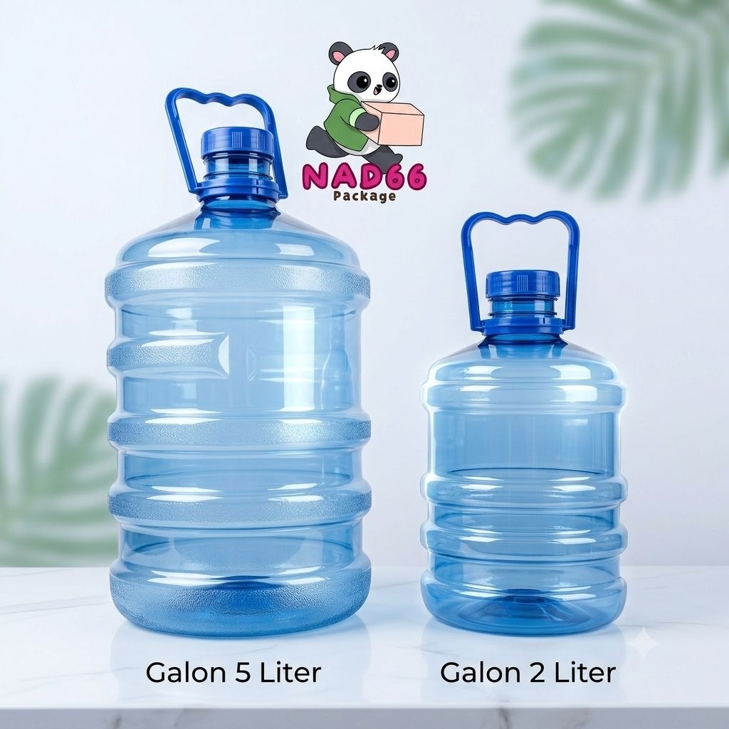 Mini Gallon Jerry Can 5 ลิตร & 2 ลิตร / Mini Jerry Can / Empty Jerry Can บรรจุภัณฑ์ / 5 ลิตร Jerry C