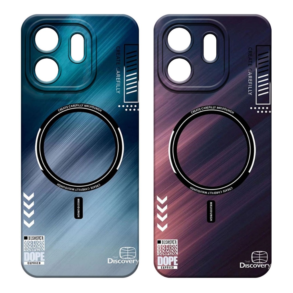 ล่าสุด ITEL A100C Case 2026 - Softcase Compatible Modern Silicone Prokamera Trend Circle Motif [ITEL