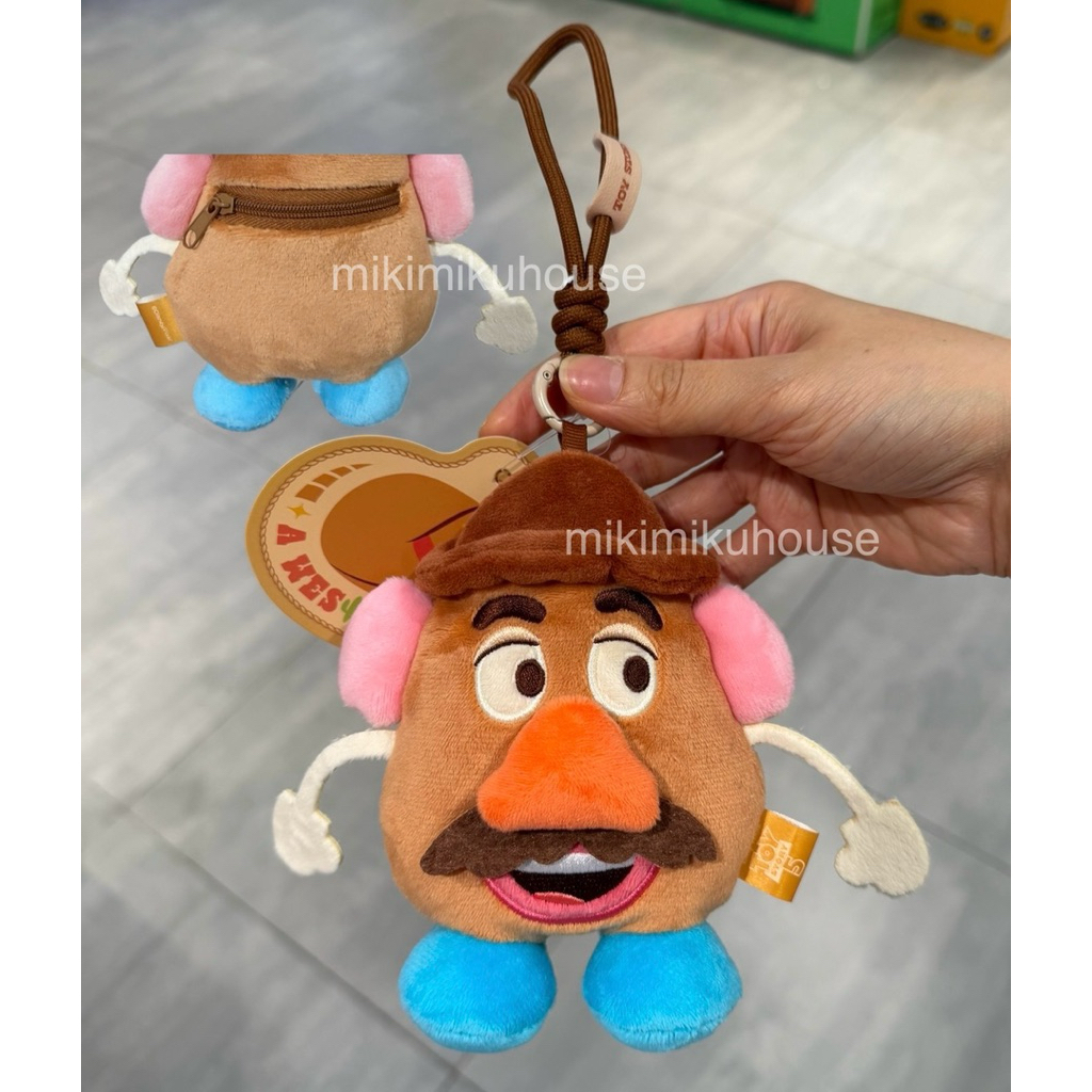 GANTUNGAN OHSOME TOY STORY MR POTATO พวงกุญแจ DISNEY PIXAR MRPOTATO POUCH พวงกุญแจ TOYSTORY 5 อันธพา