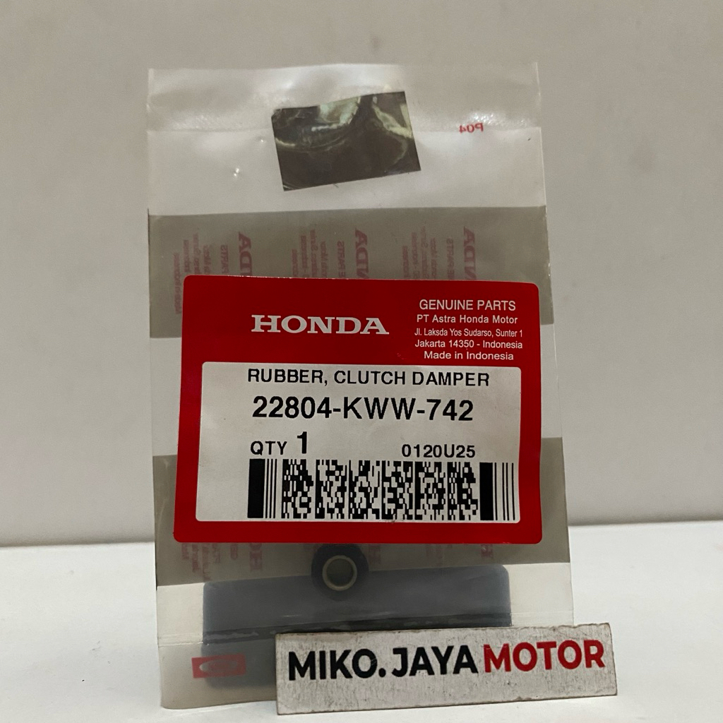 DOUBLE RUBBER 22804-KWW-742 REVO ABSOLUTE BLADE ORIGINAL HONDA