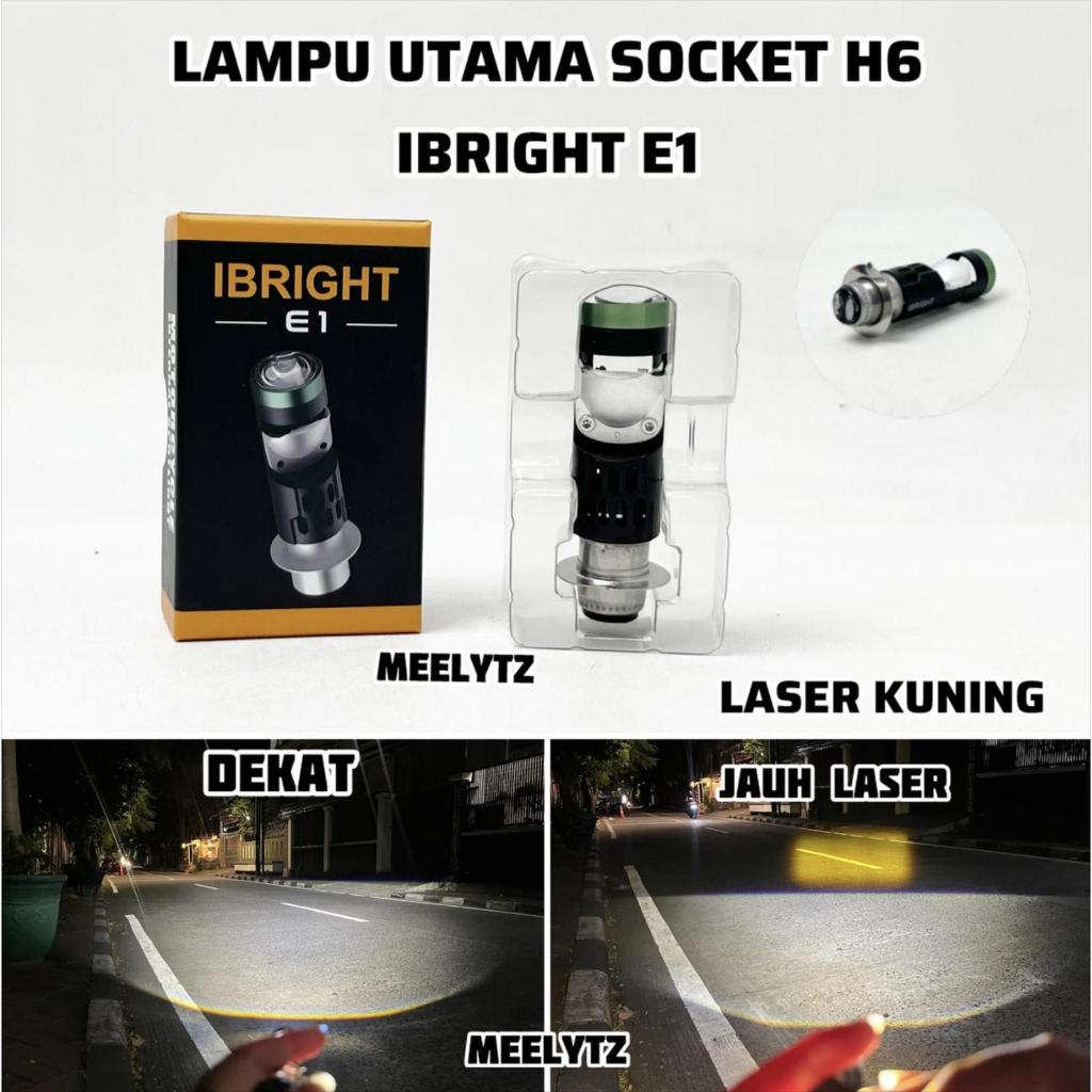IBRIGHT E1 - ไฟหน้าแบบซ็อกเก็ต H6