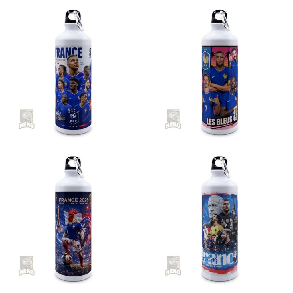 Sport World Cup 2026 Football Player France Bottle