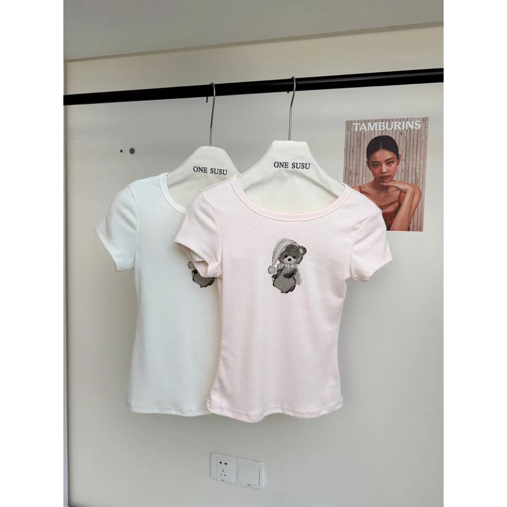 เสื้อยืด YUZU TOP CUTE GROSE TEDDY BEAR