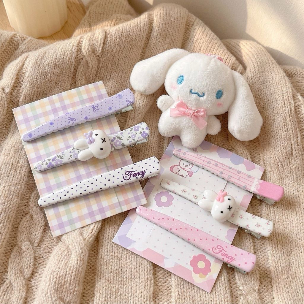 [PREORDER] กิ๊บติดผม Miffy Duckbill | กิ๊บติดผม Miffy ลาย Cherry Blossom Motif