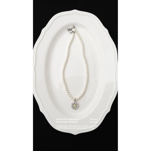 PEARL NECKLACE 6MM / PEARL NECKLACE / PEARL NECKLACE