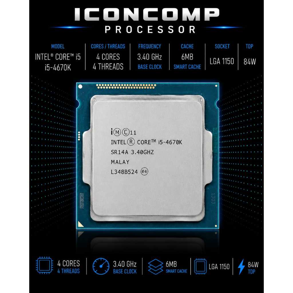 INTEL CORE I5 4670K TRAY LGA 1150 PROCESSOR