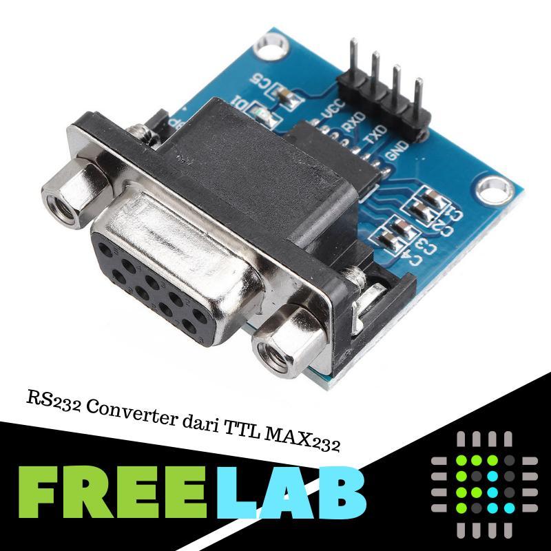 ตัวแปลง RS232 จากโมดูลแปลง TTL MAX232 TTL RX TX เป็น RS232