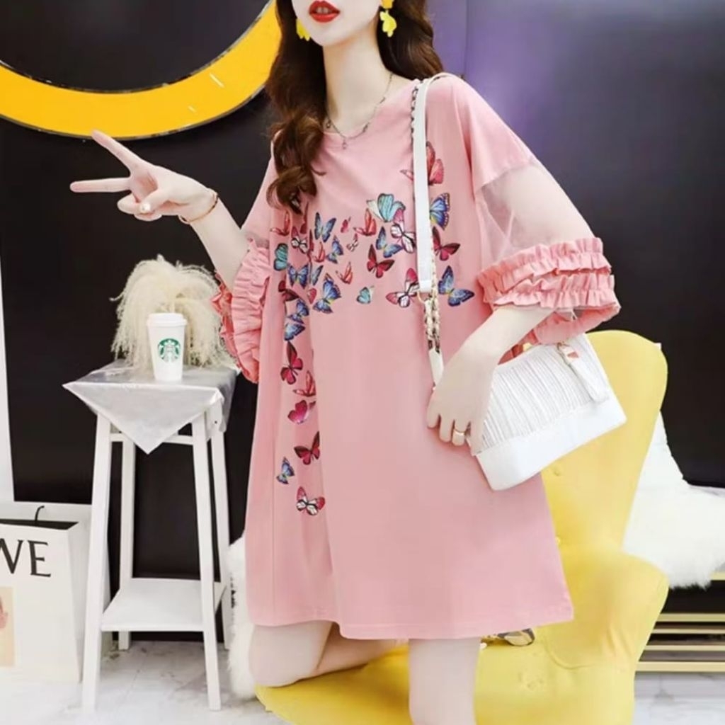 8318 BUTTERFLY PAPILIO OVERSIZED TEE