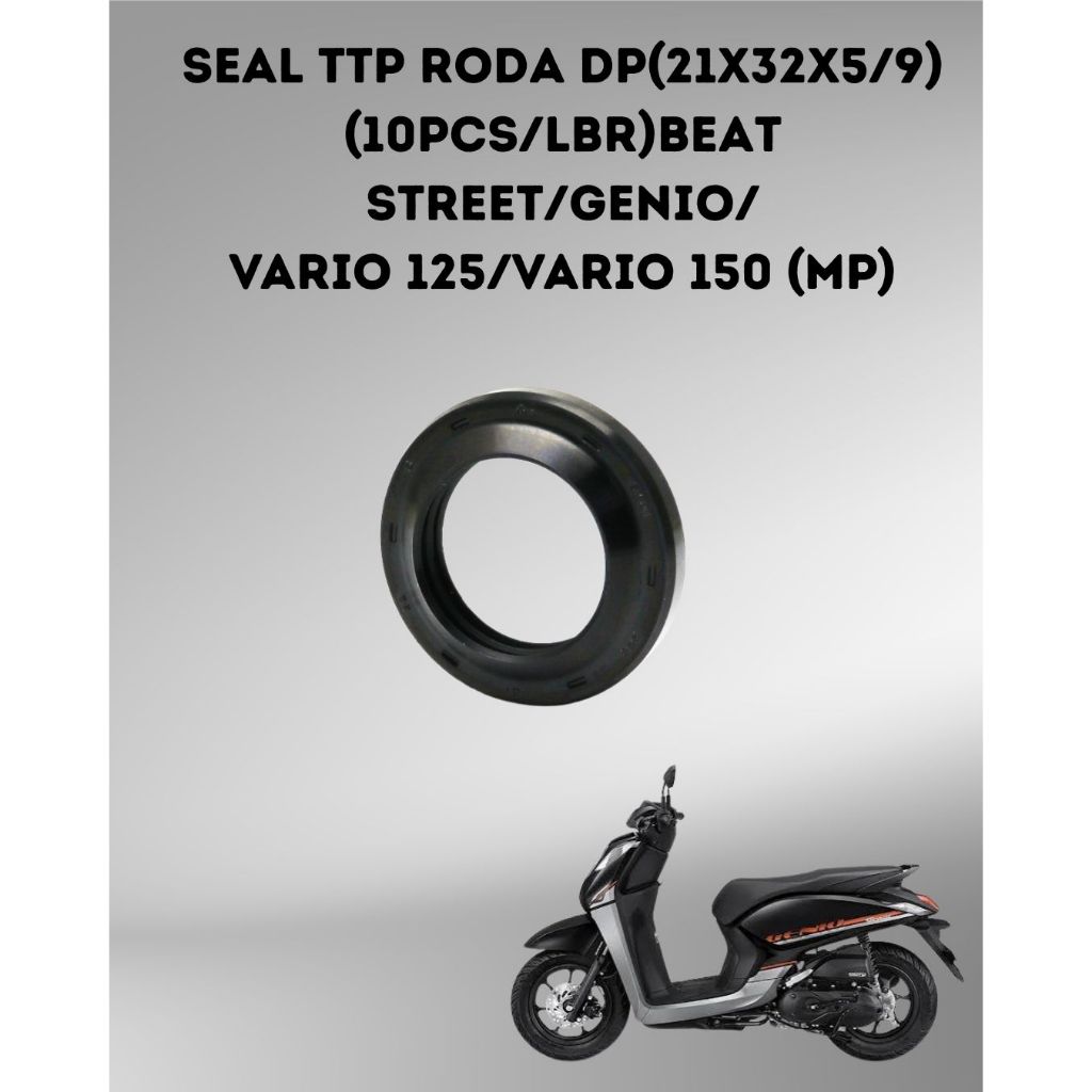 ซีลน้ํามัน RUBBER FRONT WHEEL COVER SEAL (21x32x5/9) K1A K0J K59 HONDA BEAT LED DELUXE STREET GENIO 