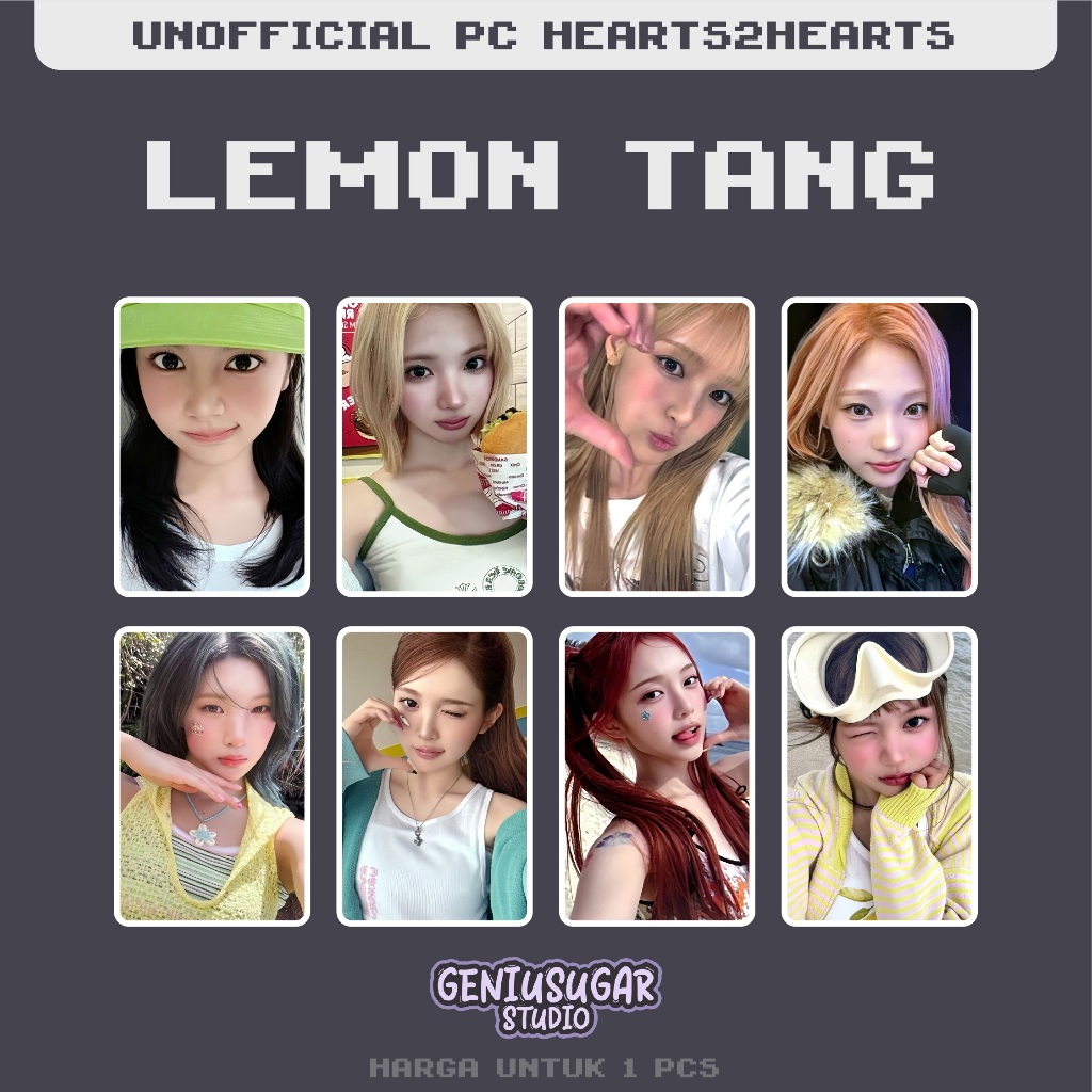 1 ชิ้น - [HEARTS2HEARTS] LEMON TANG UNOFFICIAL PHOTOCARD [3]