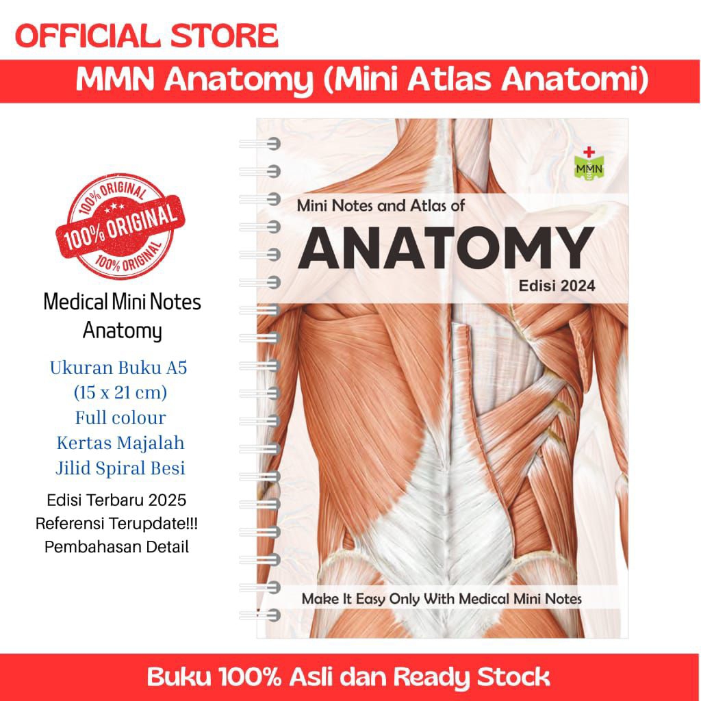 ต้นฉบับต้นฉบับ | หนังสือ Atlas Anatomy / MLN Anatomy / Atlas สีกายวิภาคศาสตร์