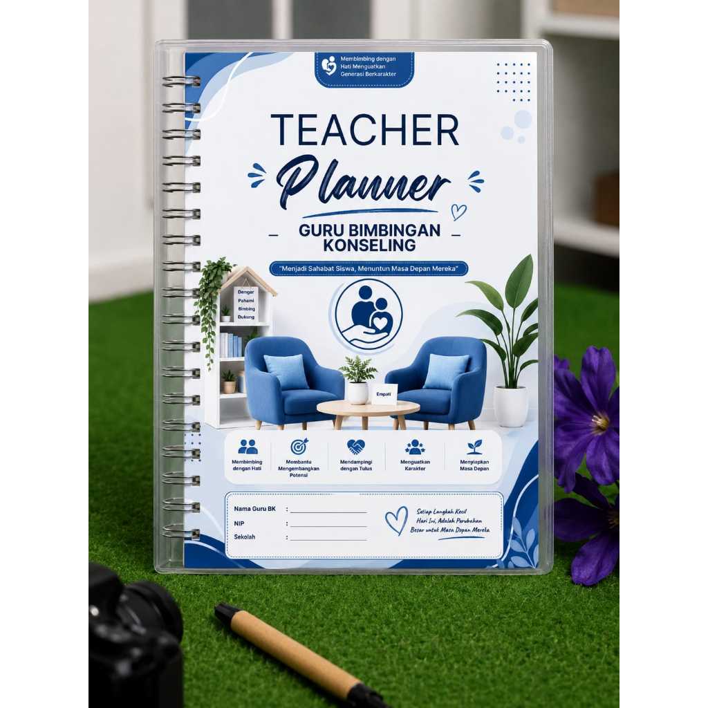 TEACHER PLANNER Gidance and Counseling TEACHER (BK) 2026/2027 | เครื่องผูก B5 พรีเมี่ยม | พร้อมใช้งา