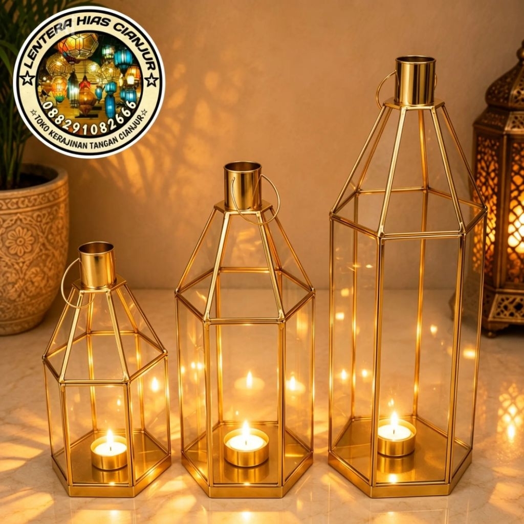 LILIN MINIMALIST CANDLE LANTERN / MINIMALIST CANDLE HOLDER / DECORTATION CANDLE