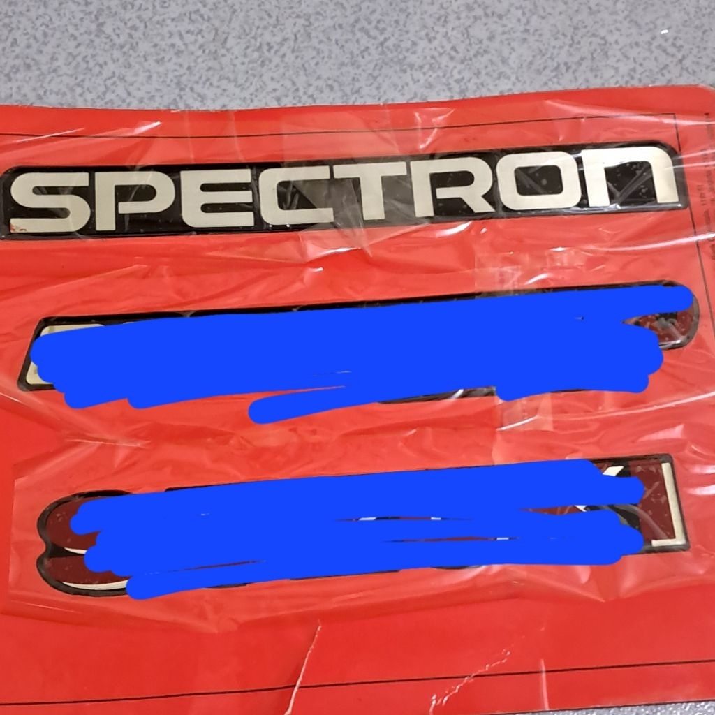 Ford Spectron Vintage Old School Car Emblem original Resin Made 3 M Vintage New Old Stock