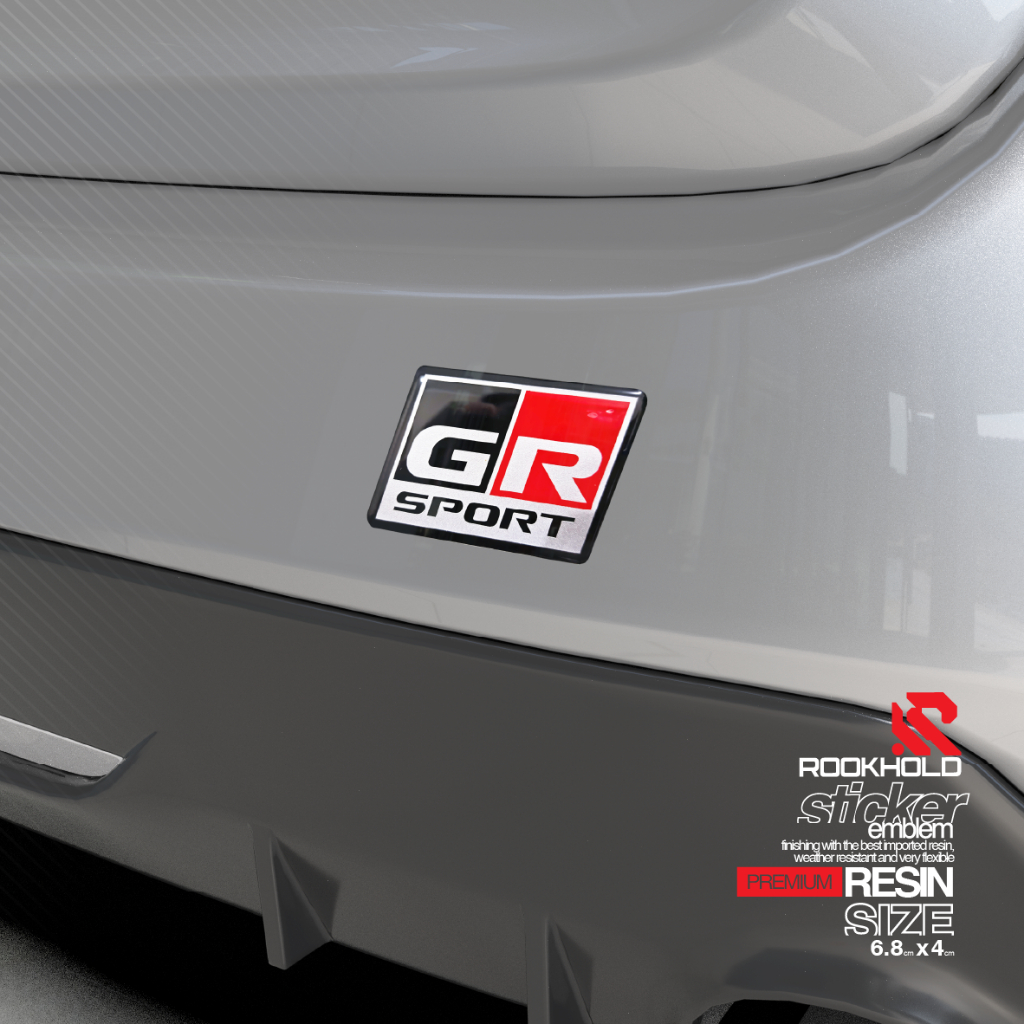 สติ๊กเกอร์สัญลักษณ์ GR Sport | GR Sport สติ๊กเกอร์นูน Toyota