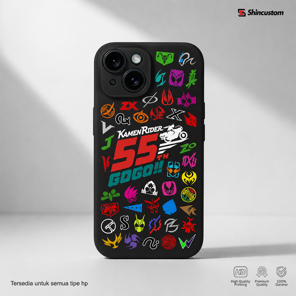 HP Custom Case Kamen Rider Myth Special Edition ครบรอบ 55 ปีสามารถใช้สําหรับโทรศัพท์มือถือทุกประเภท