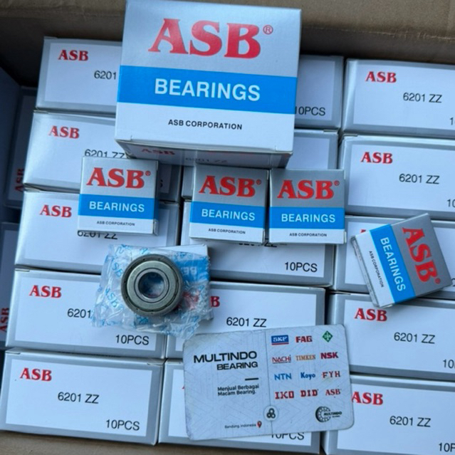 BEARING 6201 ZZ 2Z 12.73210 ASB ORIGINAL 100%