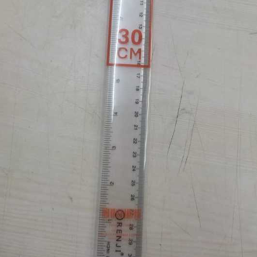 ORNJI RULER 30CM หรือ-RL-PS30 พลาสติก