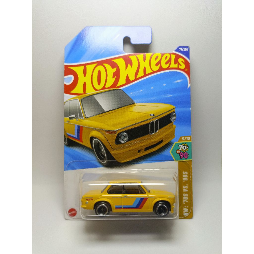 Hot Wheels BMW 2002 Mustard Yellow
