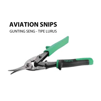 TEKIPO STRAIGHT TYPE SCISSORS 10" // TEKIPO AVIATION SNIPS 10"