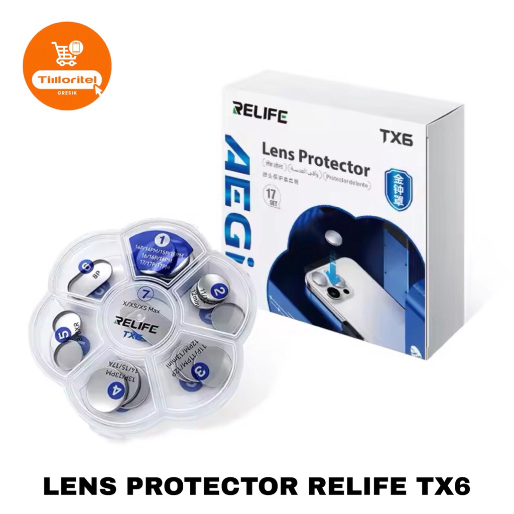 LENS RELIFE TX6 / CAMERA LENS PROTECTOR lPHONE
