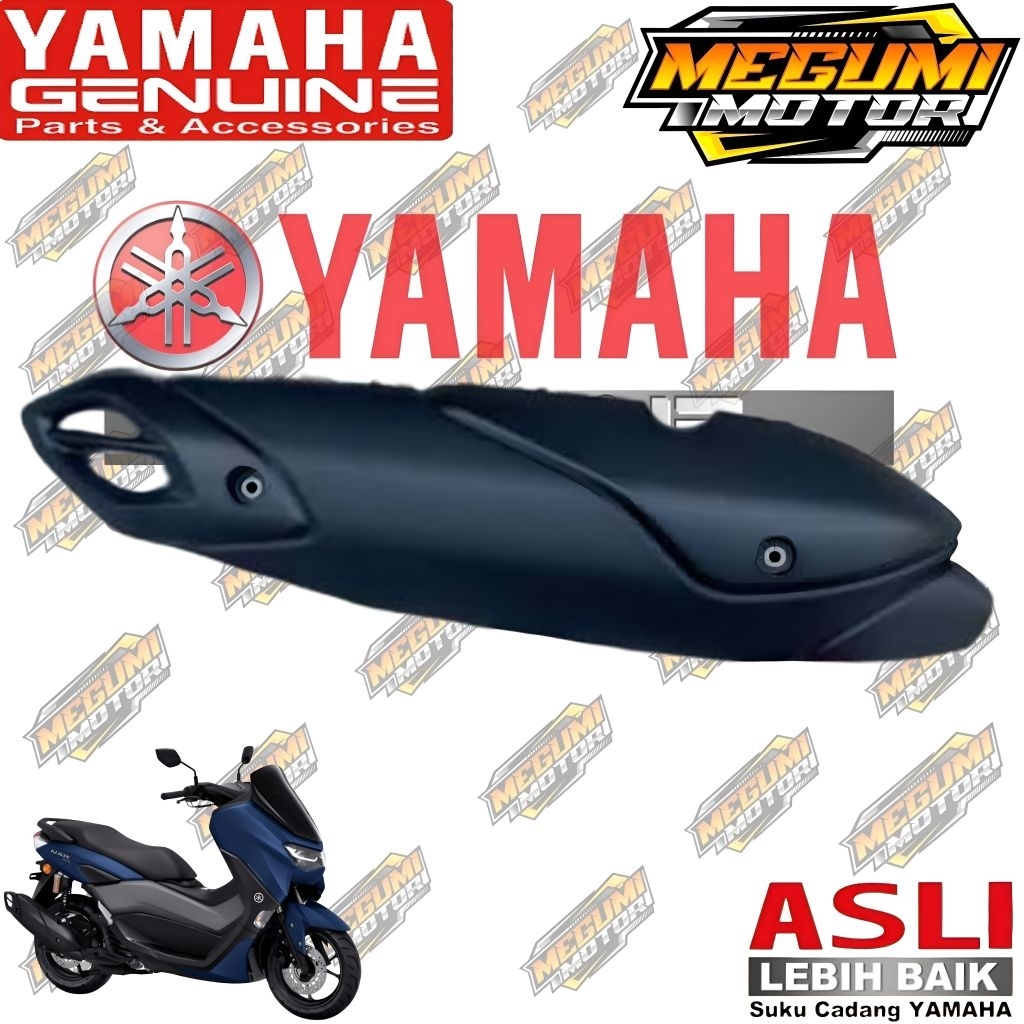 ใหม่ NMAX NEW AEROX 155 NEW LEXI LX 155 ORIGINAL YAMAHA EXHAUST SHIELD COVER B6H-E4718-00