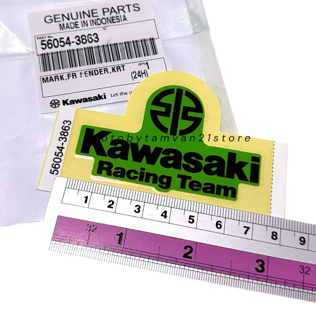 KAWASAKI RACING TEAM / KRT ZX6R ZX10R สติ๊กเกอร์ WRITING ดั้งเดิม 56054-3863