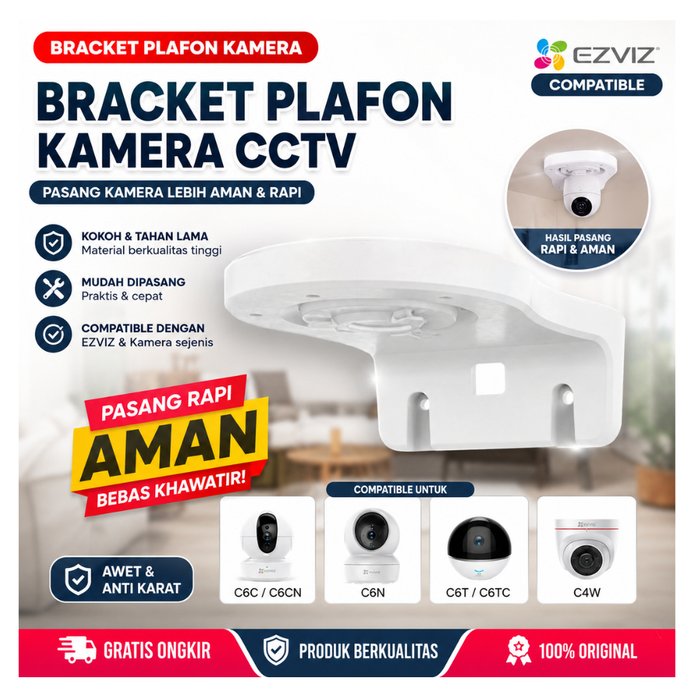 EZVIZ Indoor C6N / C6CN / TY1 / H6C Wall Bracket Universal Wall สําหรับกล้องวงจรปิด EZVIZ