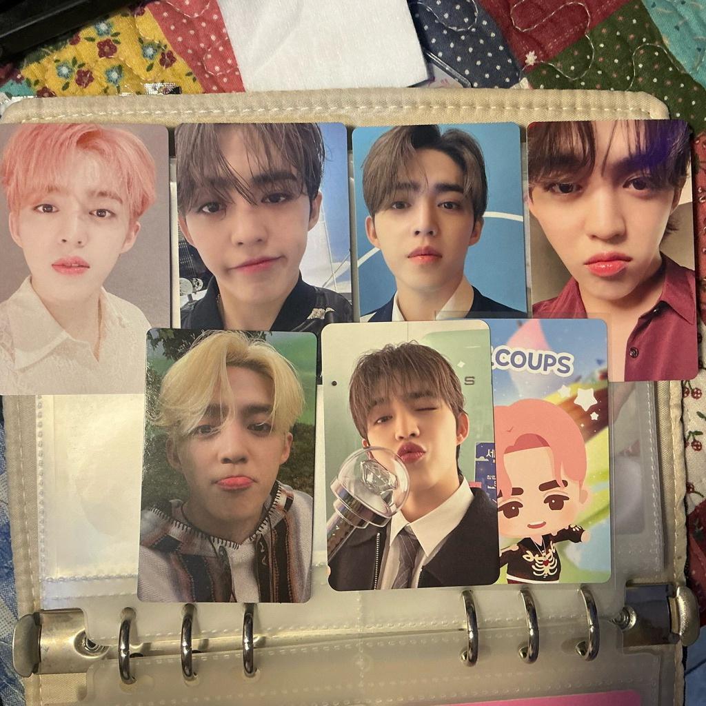 การ์ดรูปถ่าย Seventeen อย่างเป็นทางการ Scoups HMV Dream Japan Hangarae Carland