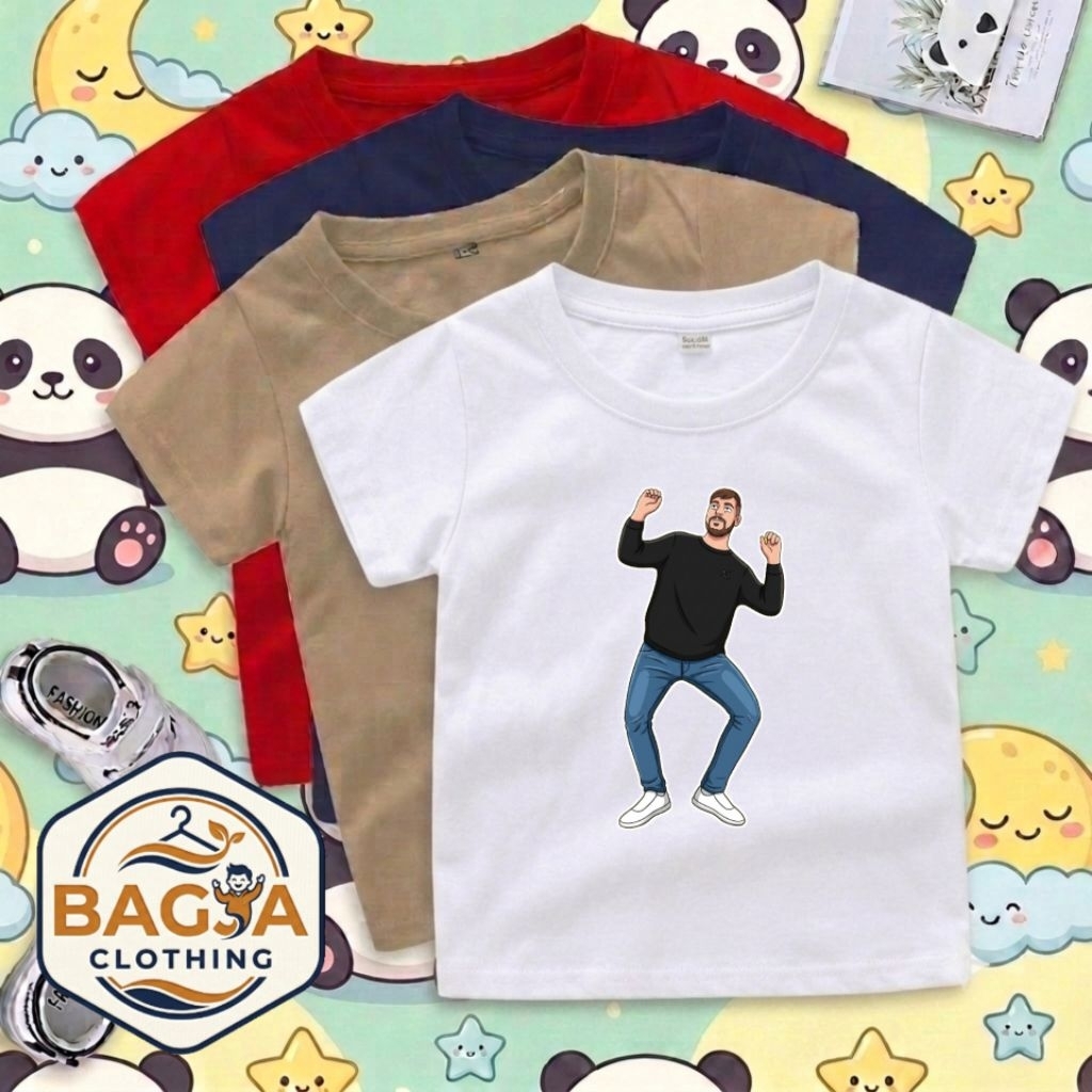 เสื้อยืดเด็ก Mr beast Rizz สําหรับเด็กชายและเด็กหญิง
