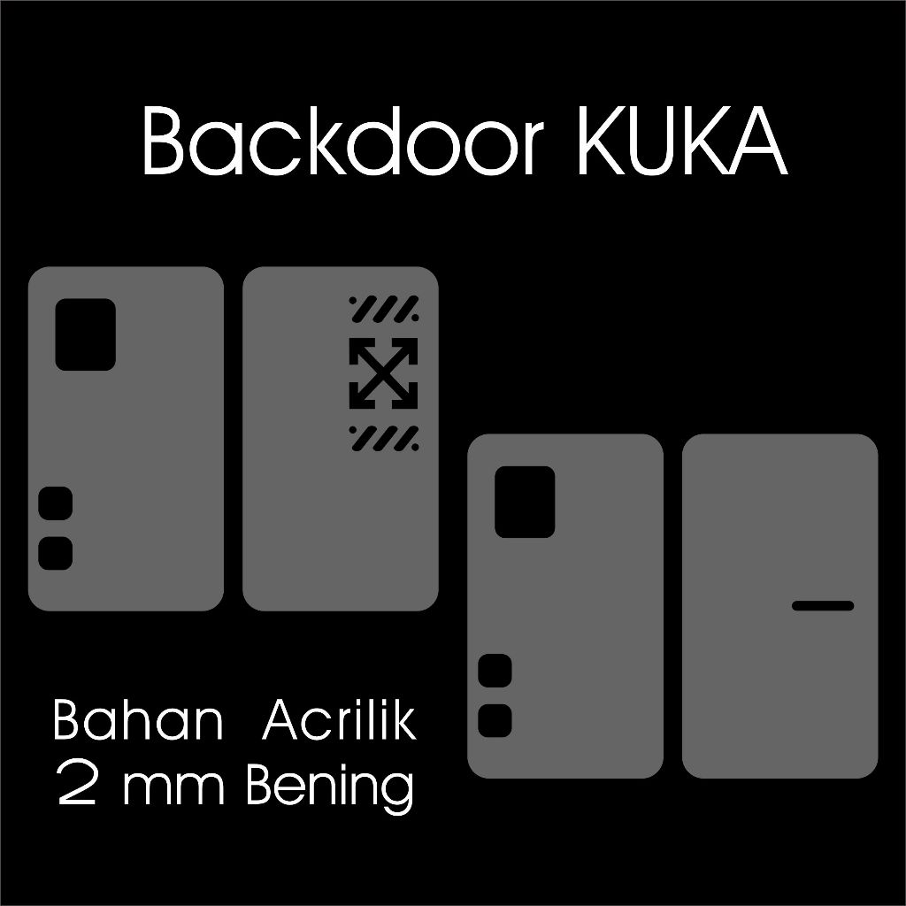 ฝาครอบ CRYLIC KUKA แบบใส 2 MM