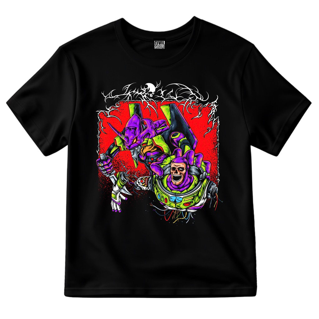 VLAGZIV เสื้อยืด Eva01 ฆ่า Buzzlightyear