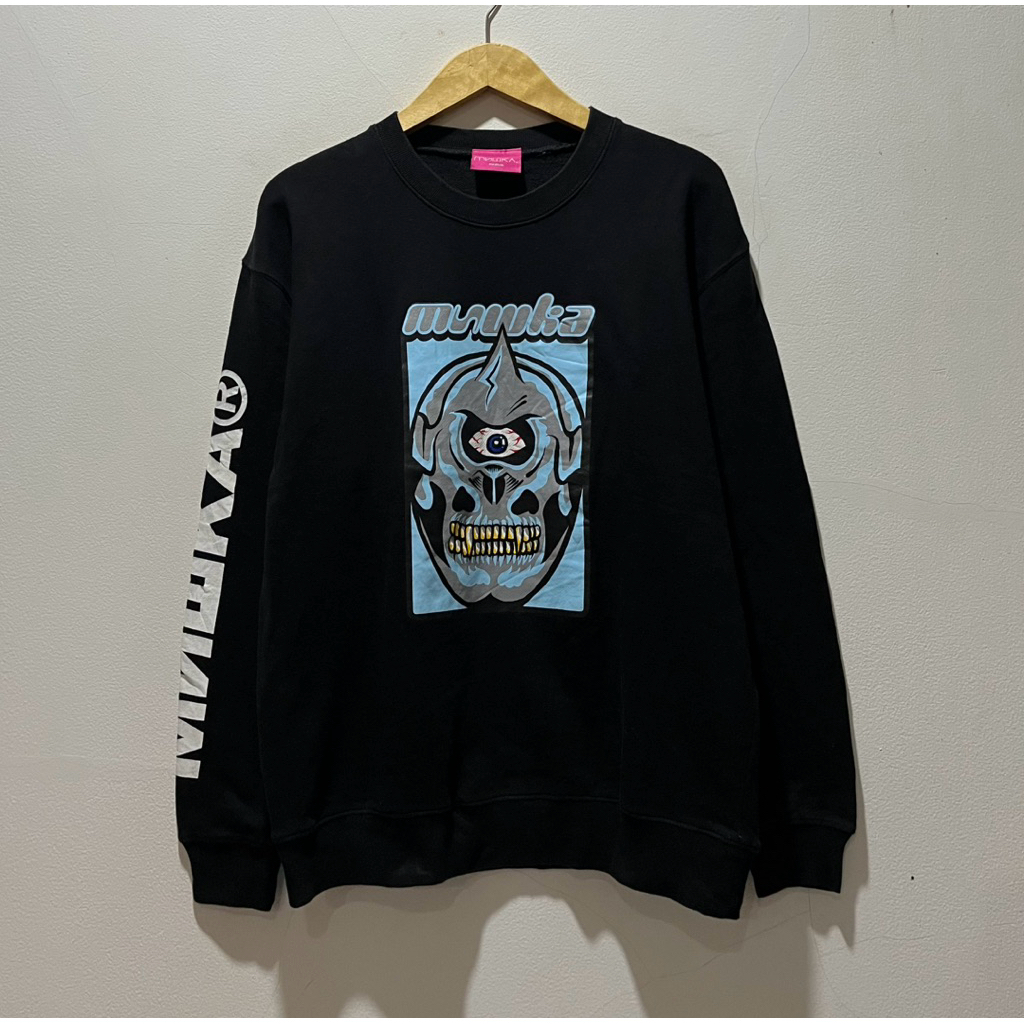 Crewneck MISHKA Big Logo Spellout Black / Sweatshirt Mishka MNWKA
