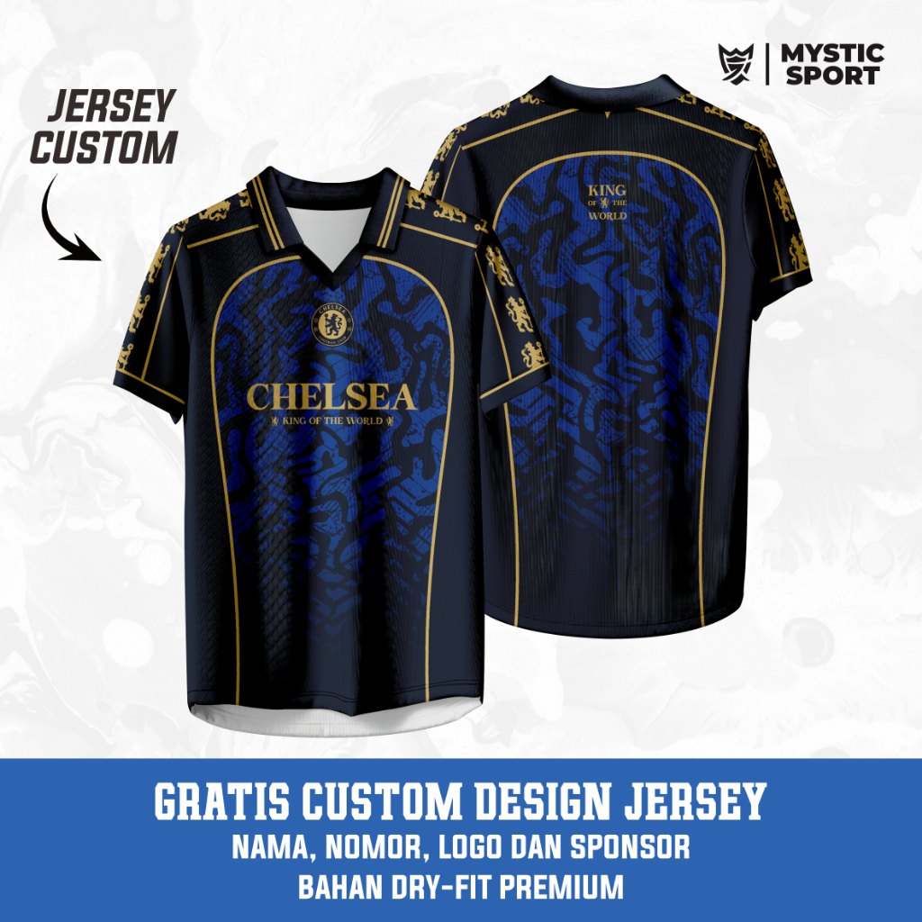 MsyticSport - Fantasy / Retro Chelsea Unisex Full Printing Custom Jersey