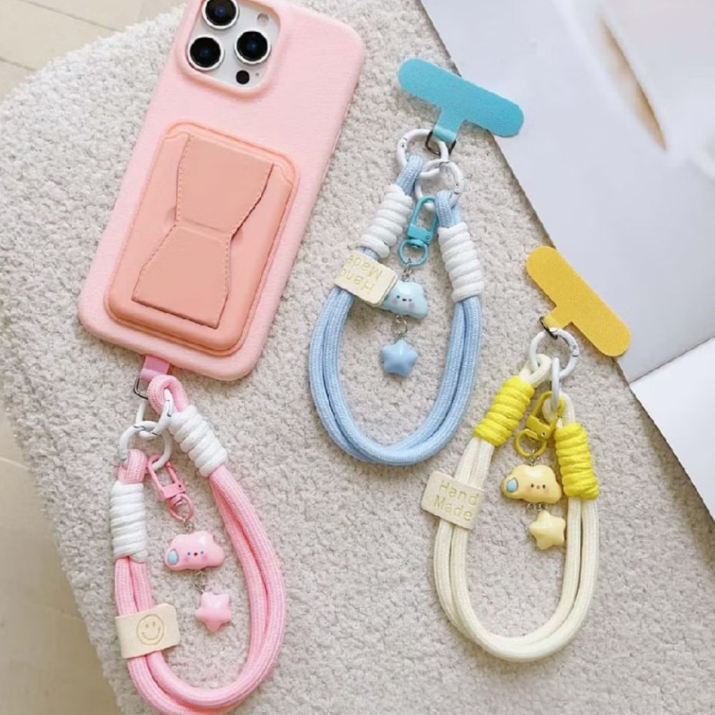 HP GUNDAN CUTE AESTHETIC LANYARD PHONE STRAP UNIVERSAL PHONE CASE