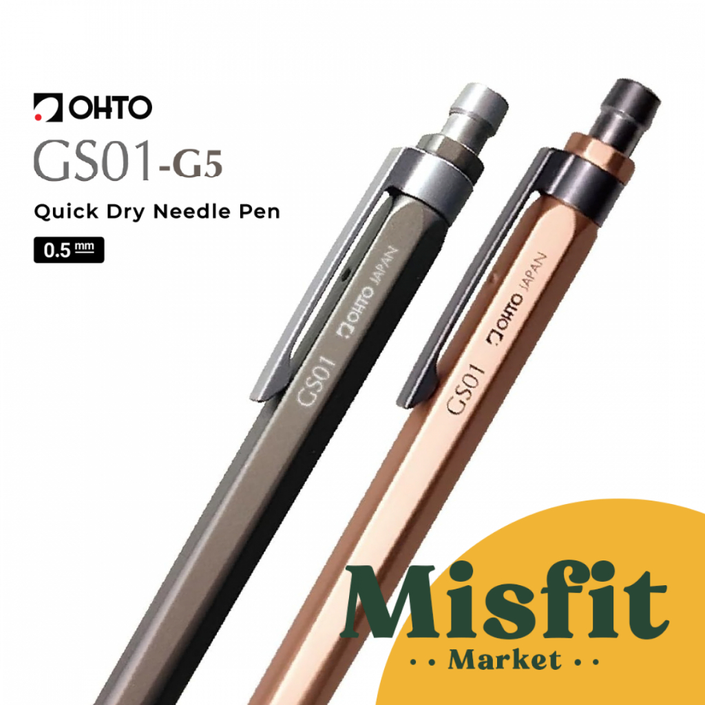 OHO GS01-G5 Quick Dry Gel Ink Needle Tip Gel Pen 0.5 mm Thin Pointed Ballpoint Pen