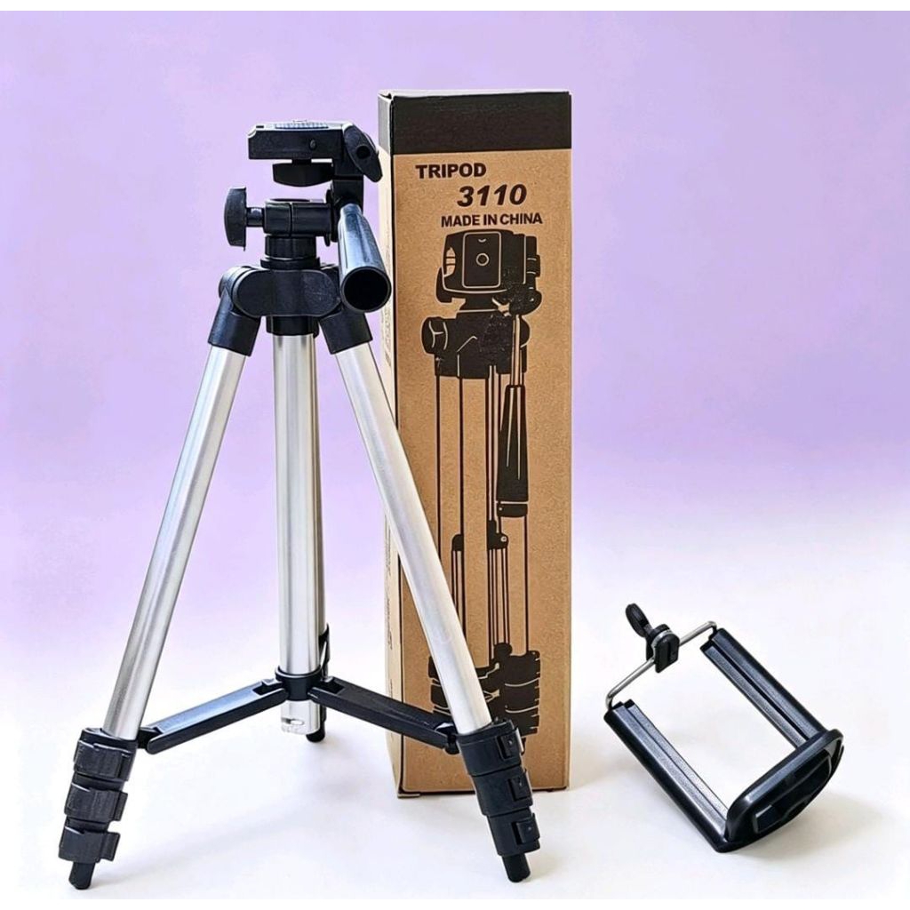 TRIPOD 3110 กล้องอเนกประสงค์และโทรศัพท์มือถือ + ที่วาง U ยาว 100 ซม.