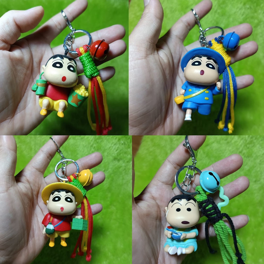GANTUNGAN Figure Keychai Crayon Shinchan พวงกุญแจ Bagcharm Shinchan