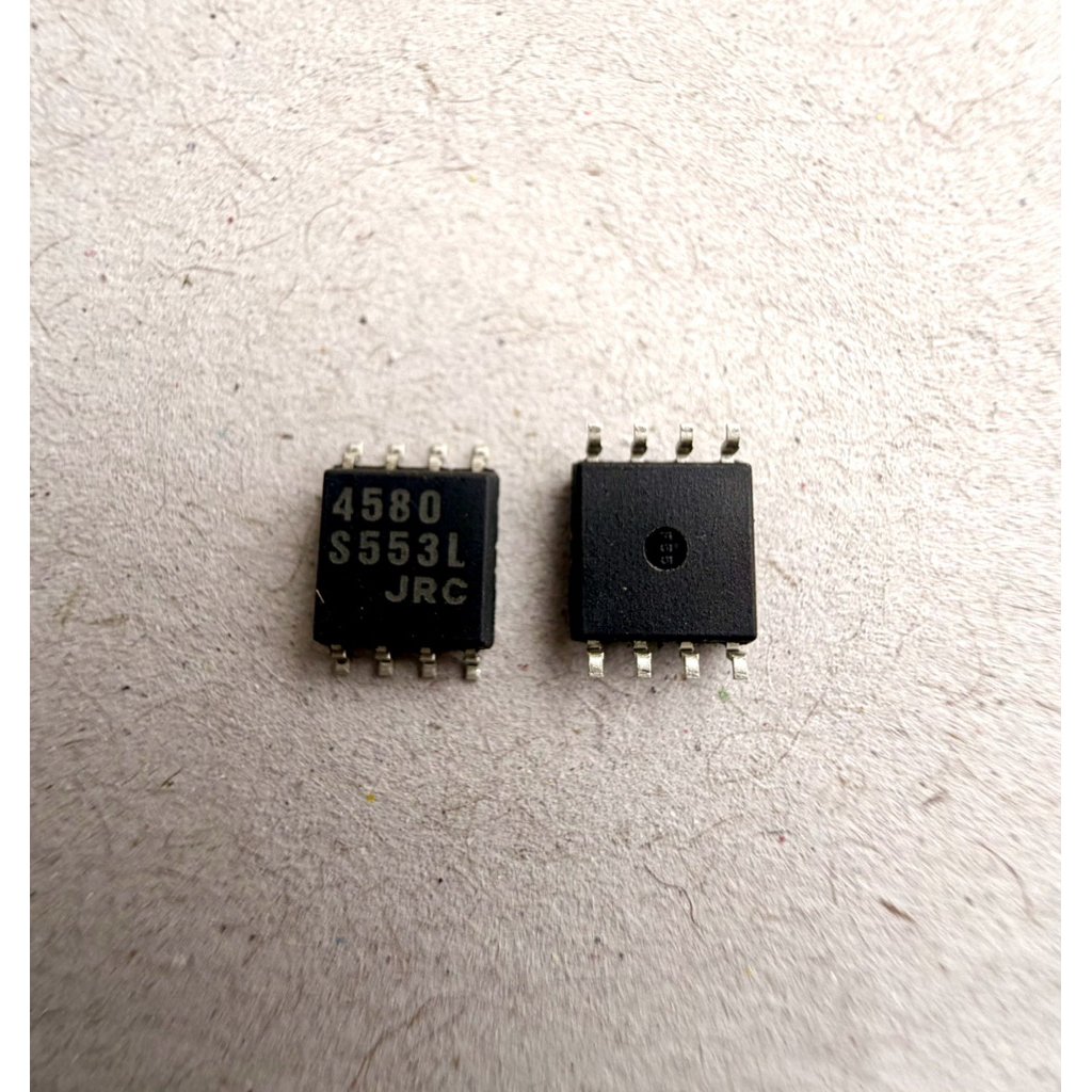 IC NJM4580M Njm 4580 M เครื่องขยายเสียงเสริมคู่ SMD
